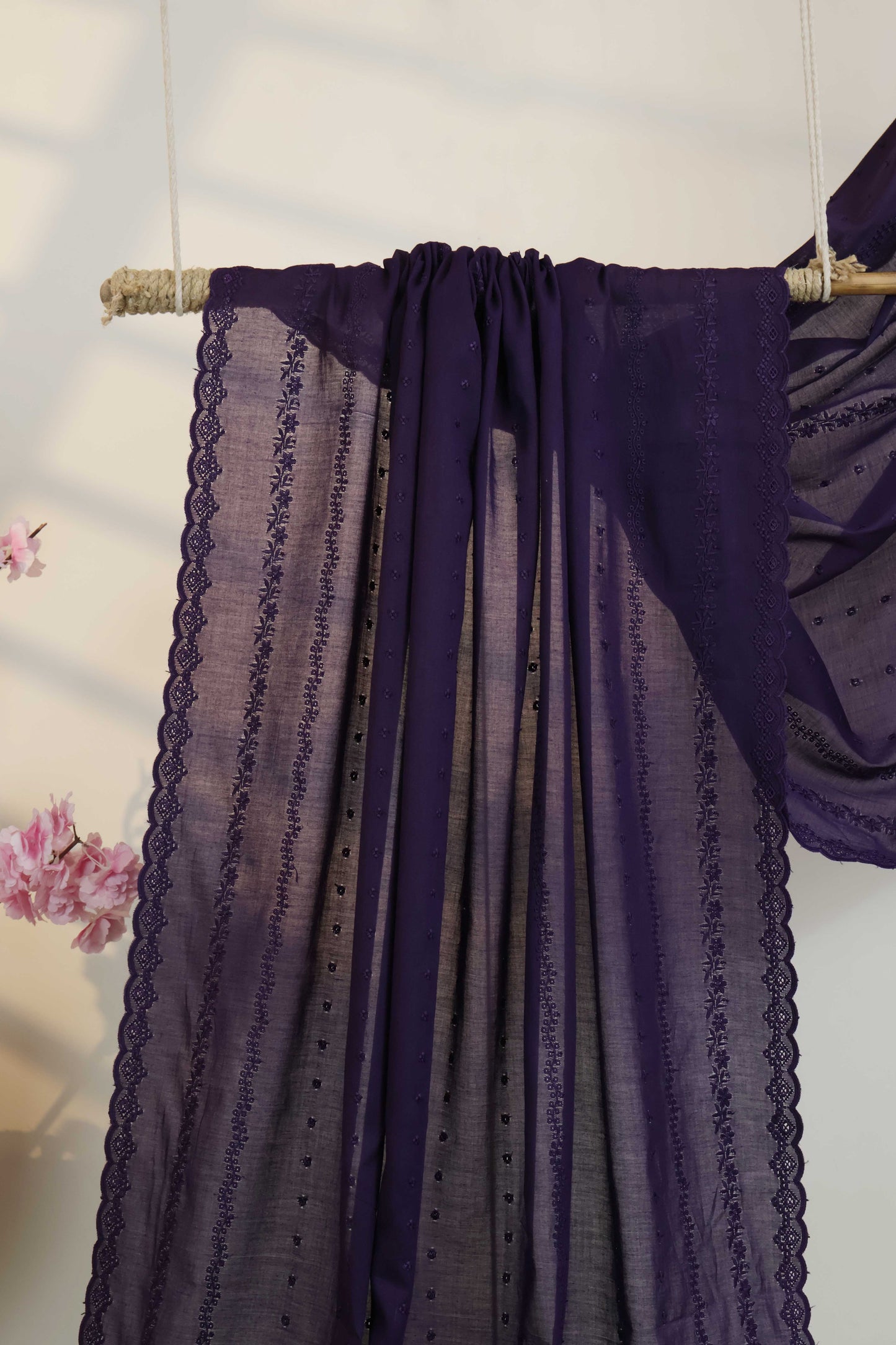 Embroidered Lawn Shawl 3787HH