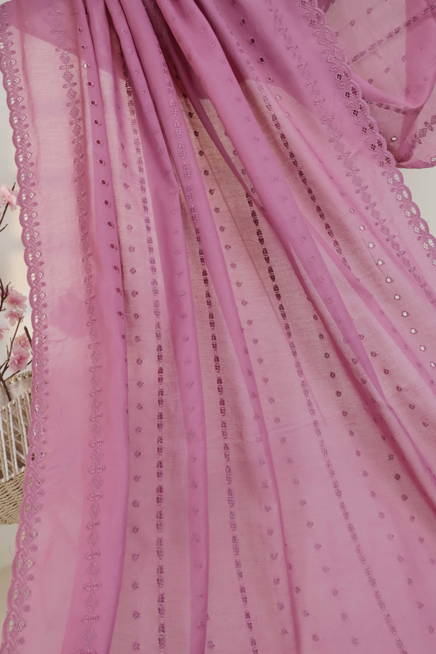 Embroidered Lawn Shawl 3787Kk