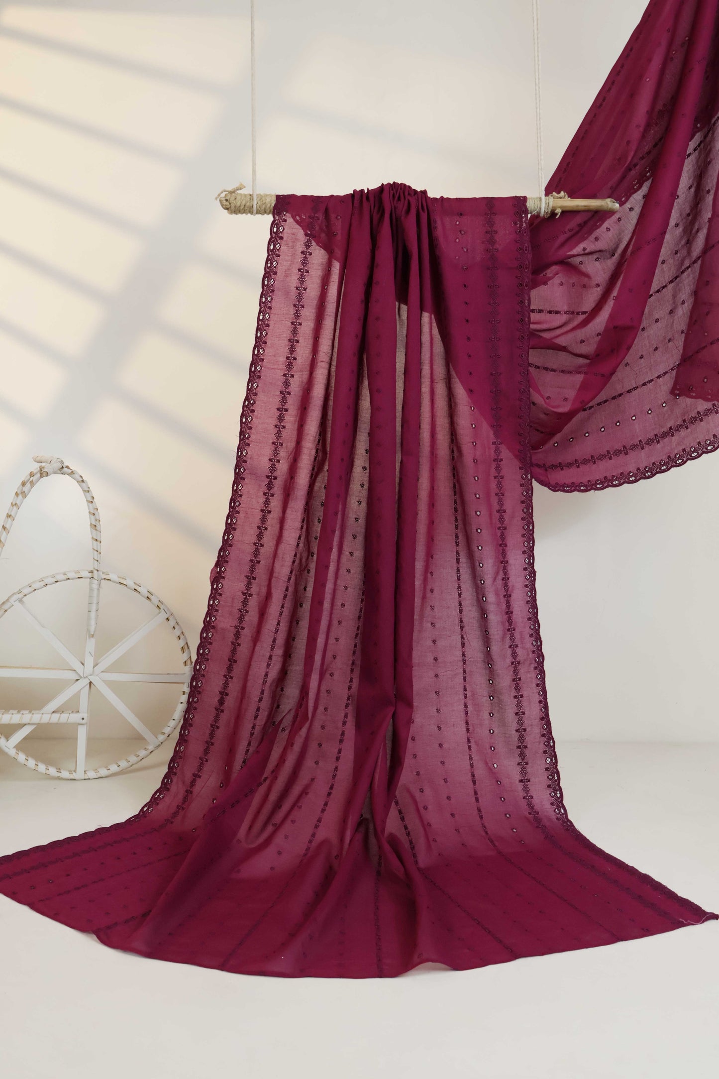 Embroidered Lawn Shawl 3787V