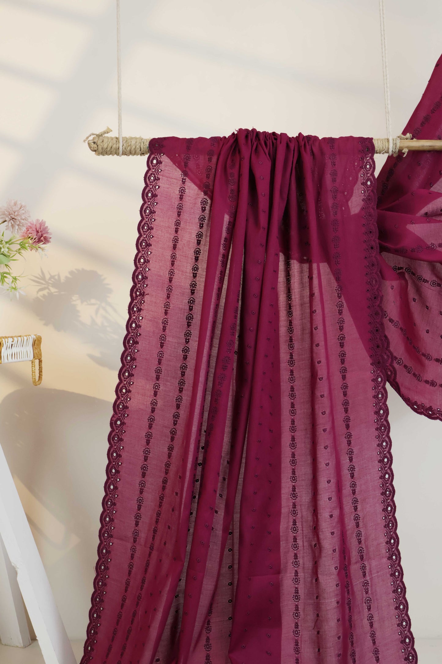 Embroidered Lawn Shawl 3787DD