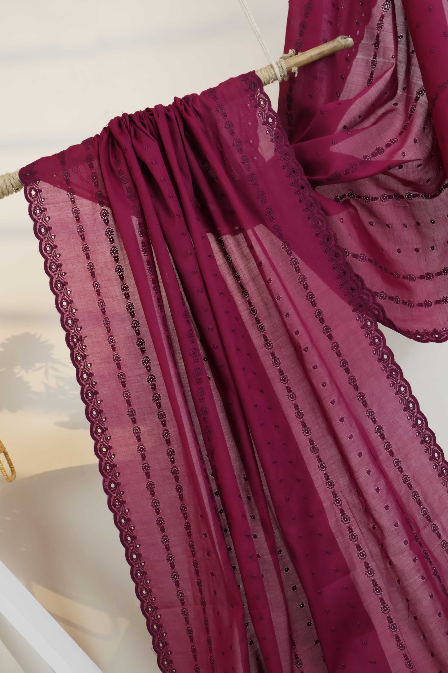 Embroidered Lawn Shawl 3787DD