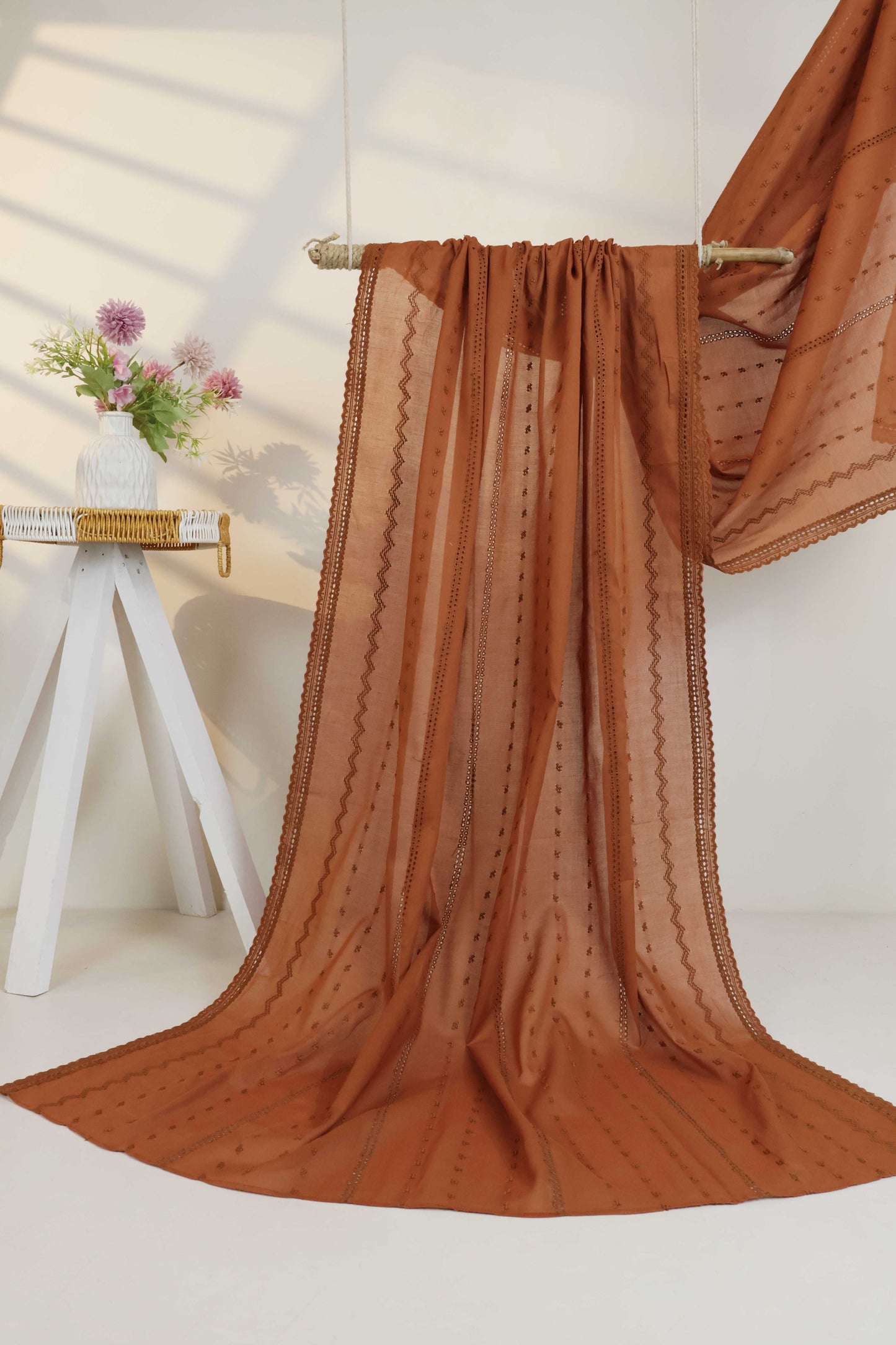 Embroidered Lawn Shawl 3787W