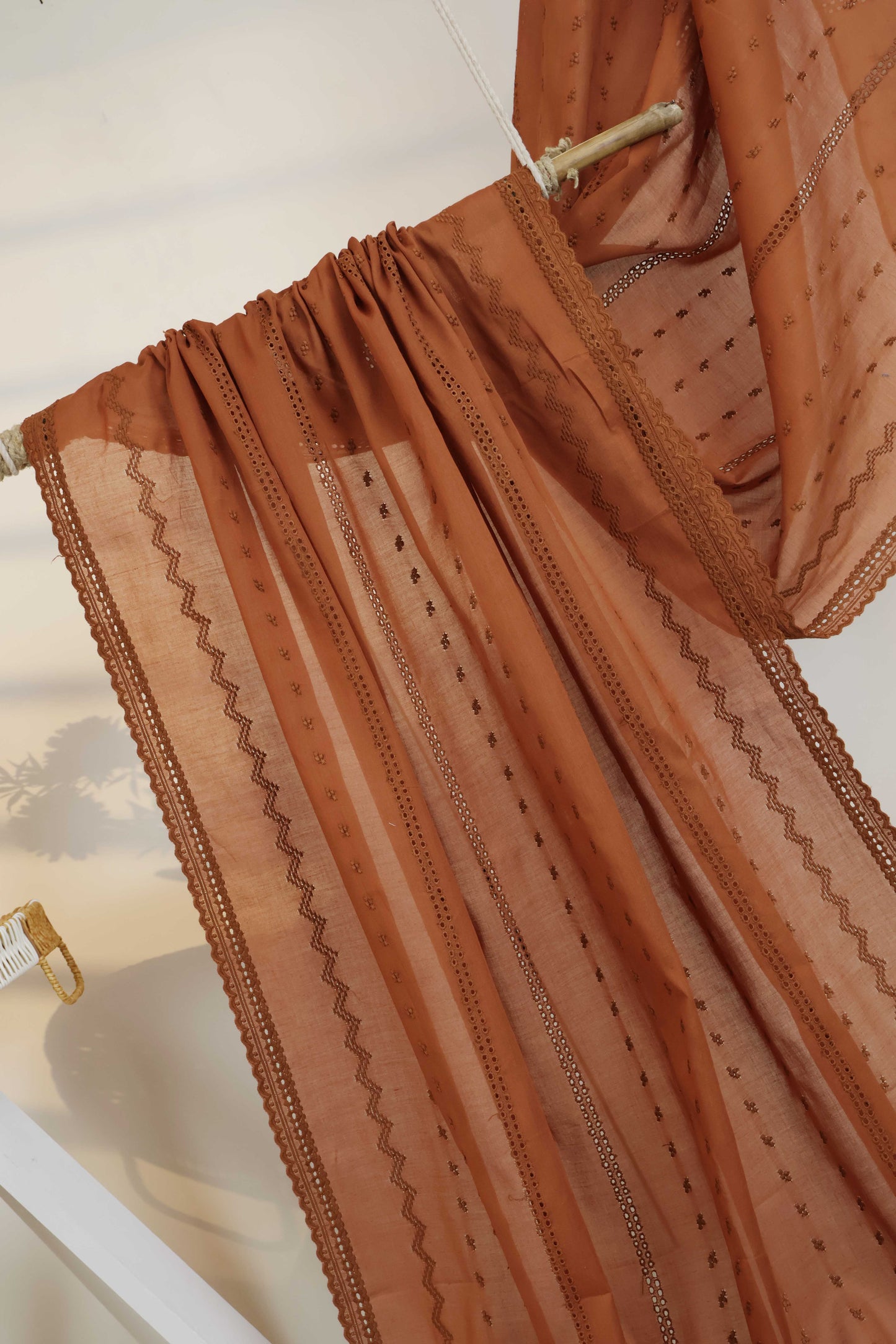 Embroidered Lawn Shawl 3787W