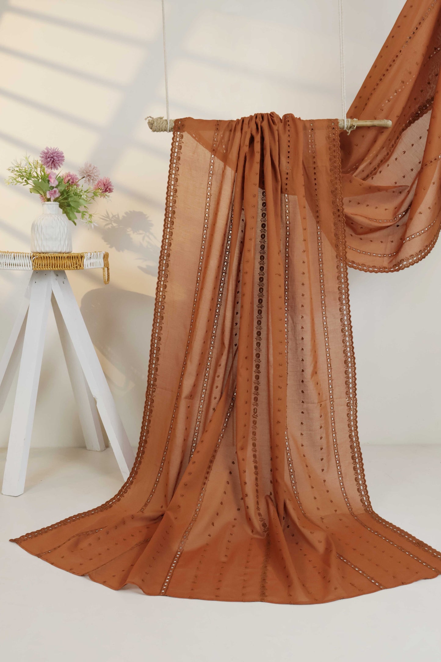 Embroidered Lawn Shawl 3787X