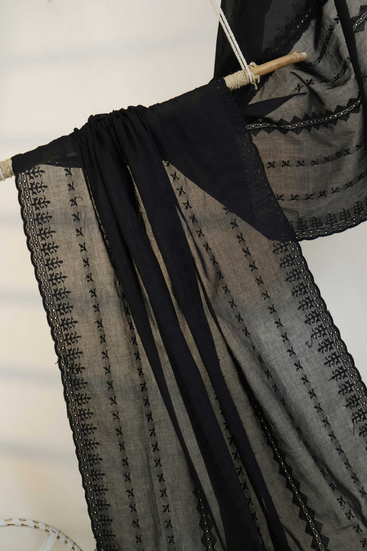 Embroidered Lawn Shawl HLSH208