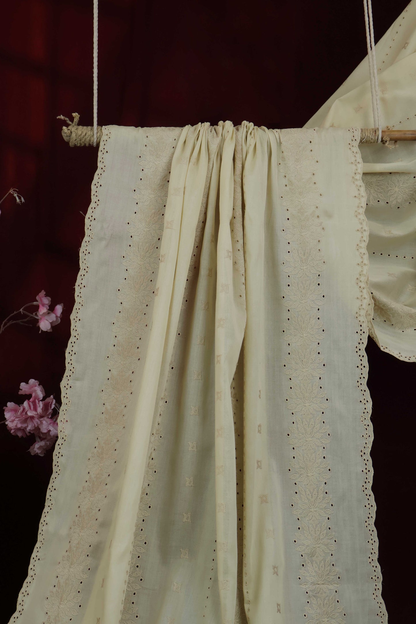 Embroidered Lawn Shawl HLSH222