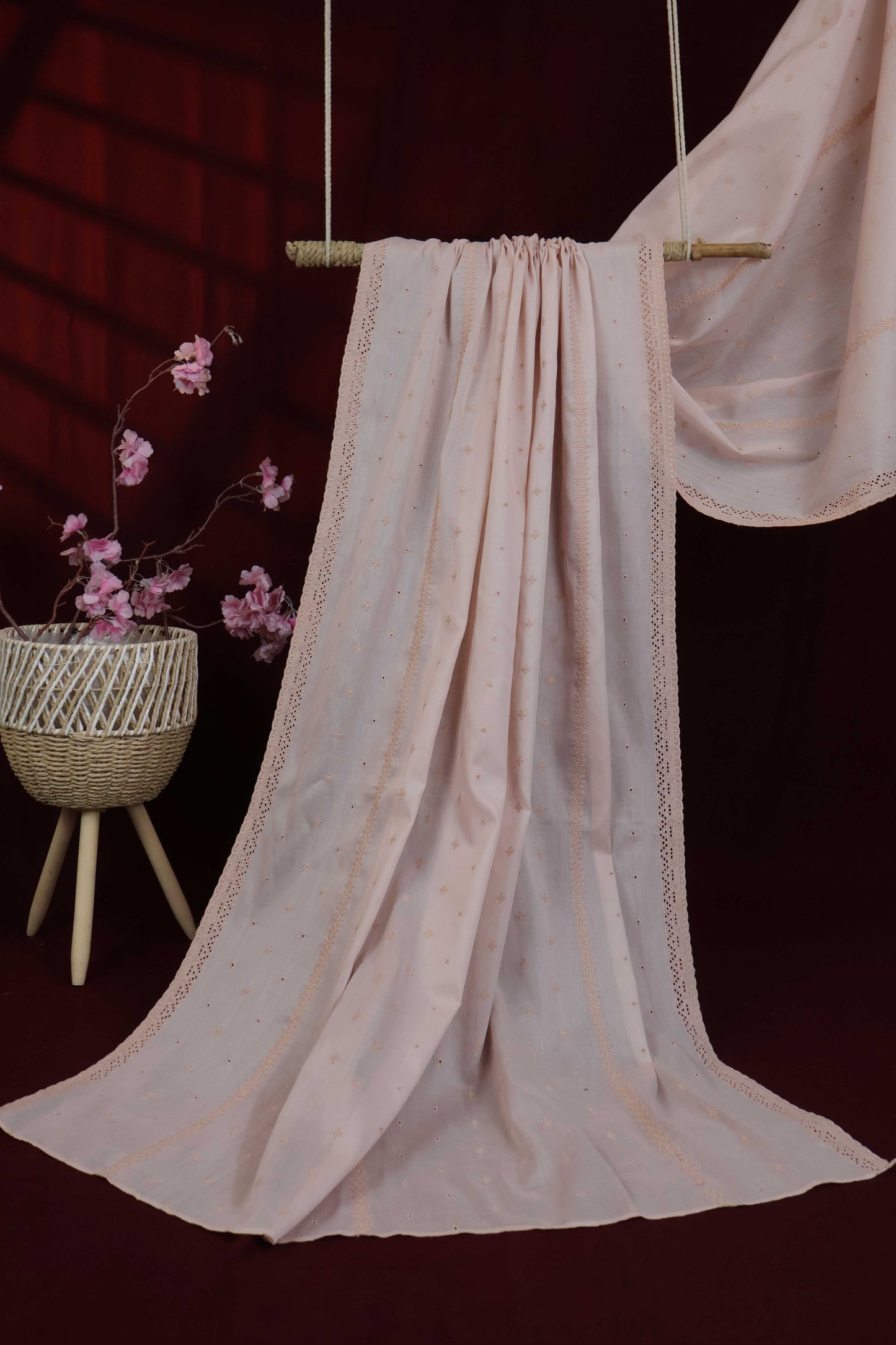 Embroidered Lawn Shawl HLSH218