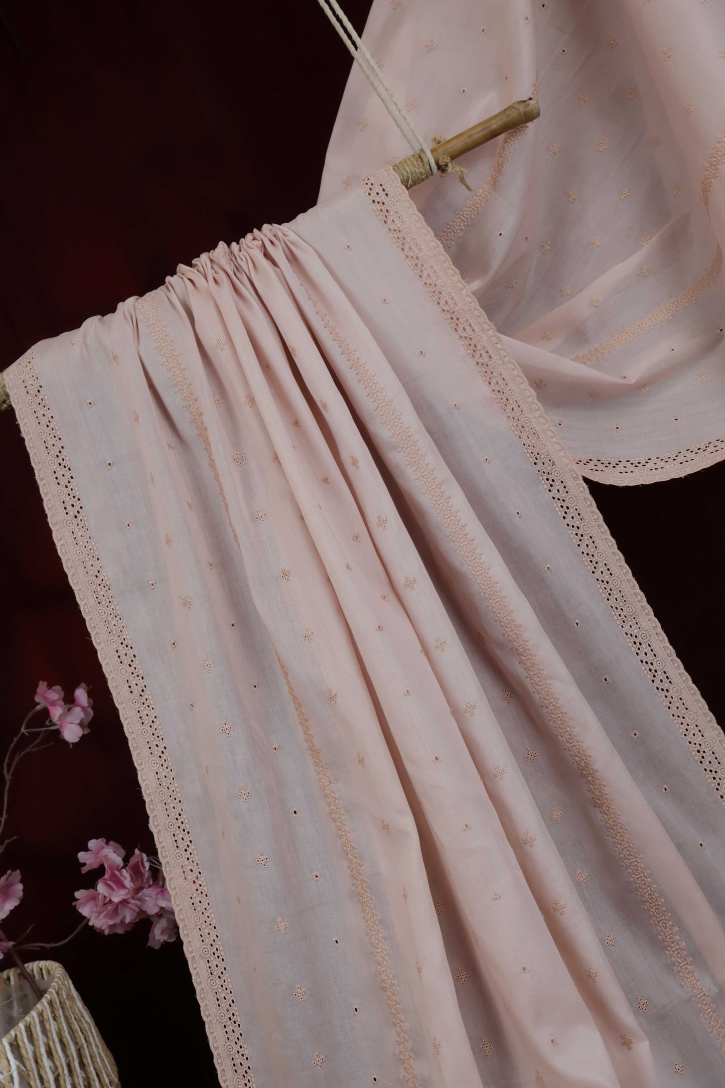 Embroidered Lawn Shawl HLSH218