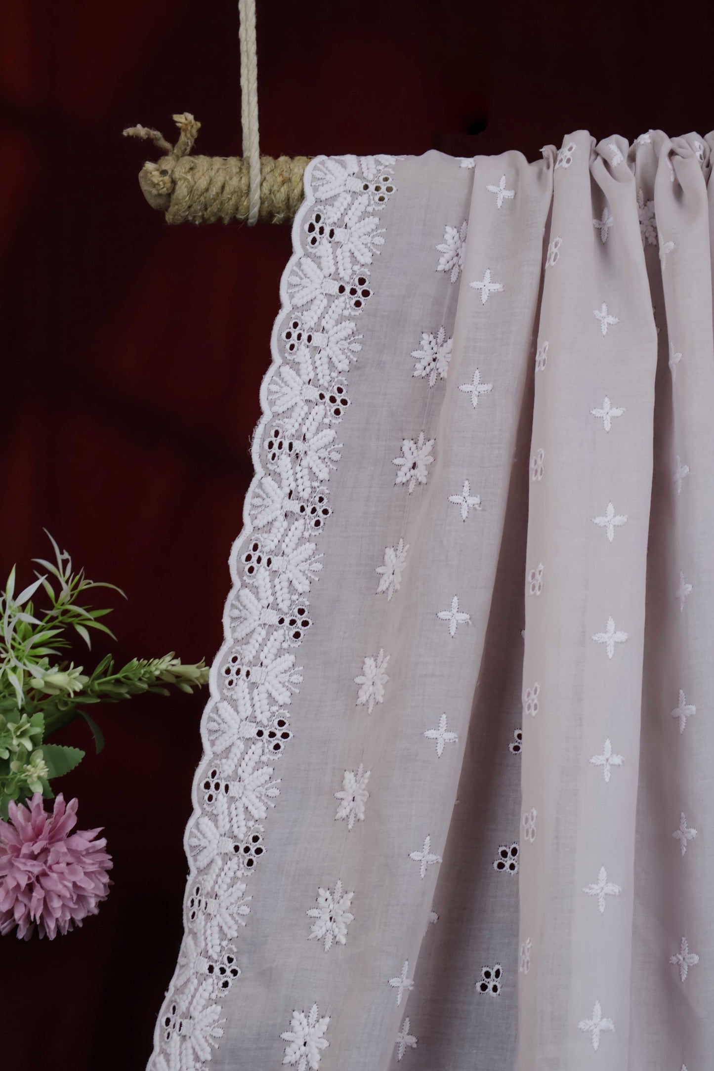 Embroidered Lawn Full Size Shawl 3849N