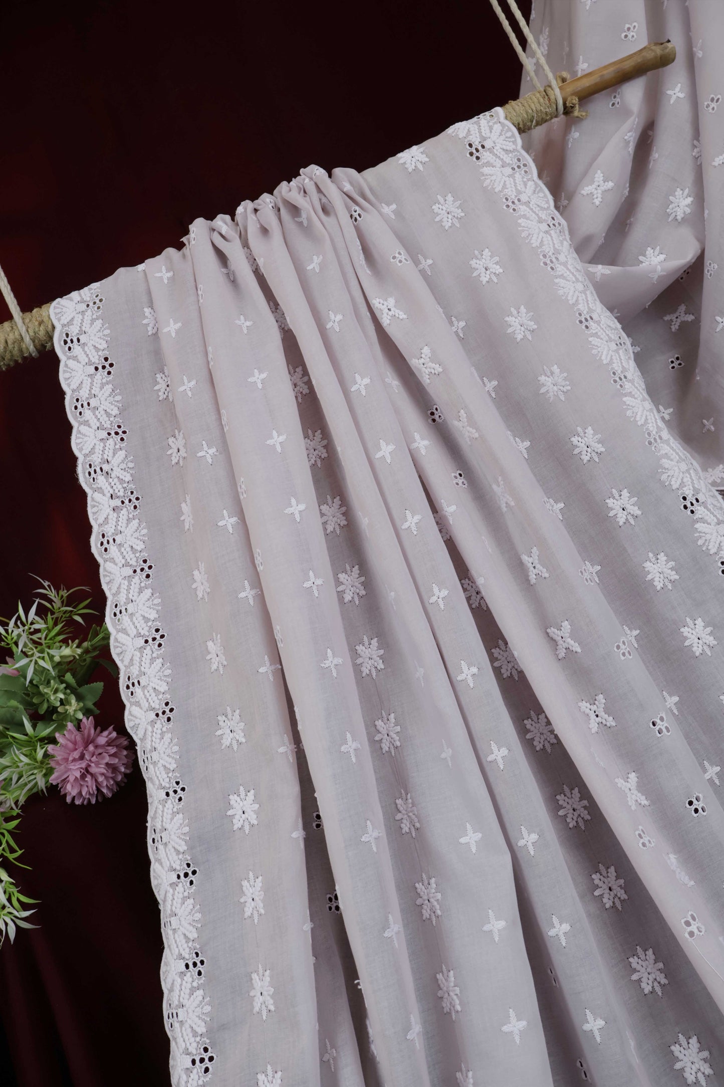 Embroidered Lawn Full Size Shawl 3849N