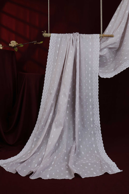Embroidered Lawn Full Size Shawl 3849M