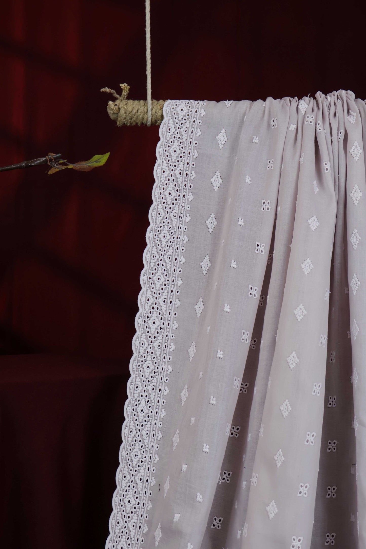 Embroidered Lawn Full Size Shawl 3849M