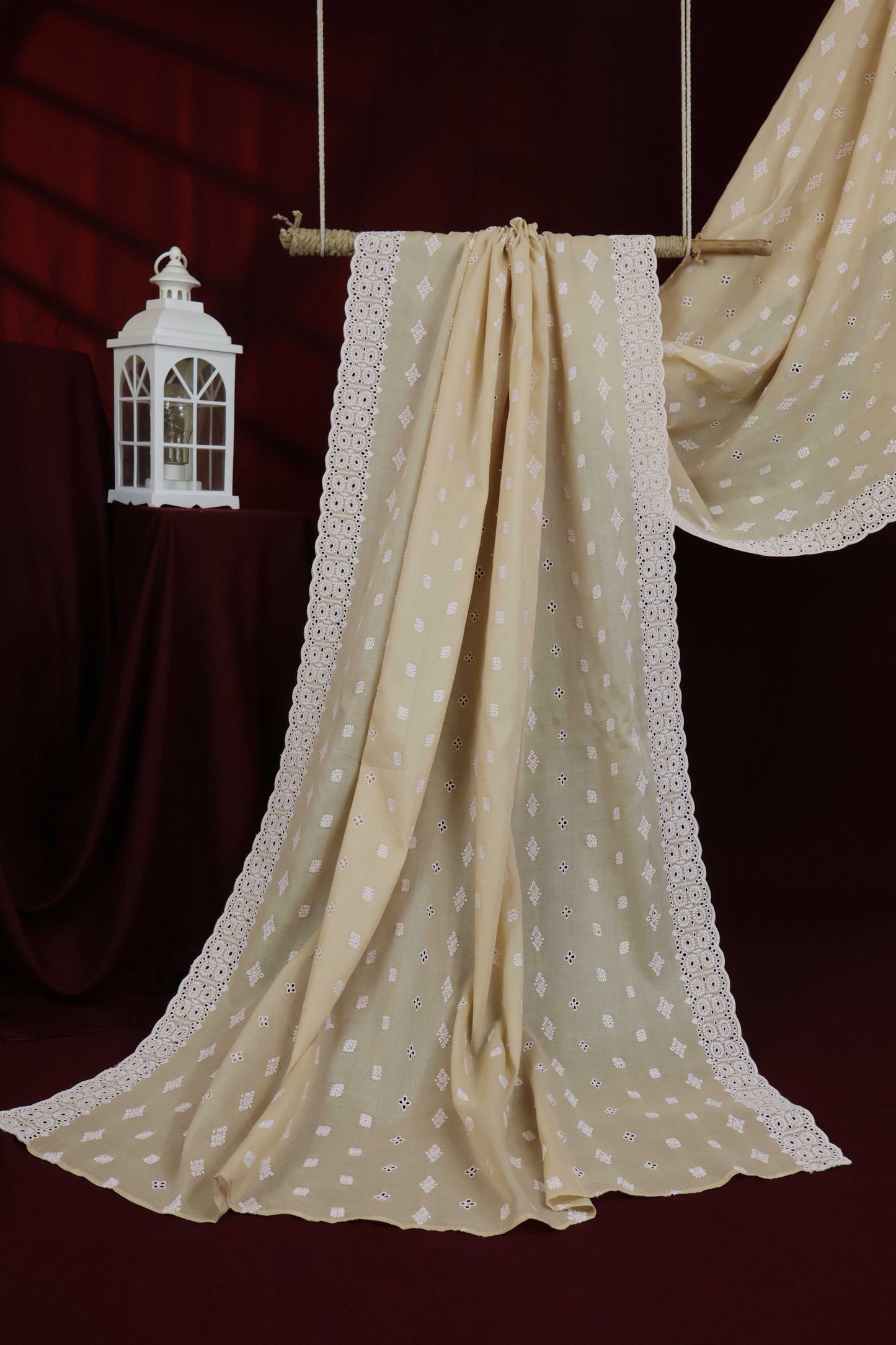 Embroidered Lawn Shawl HLSH214