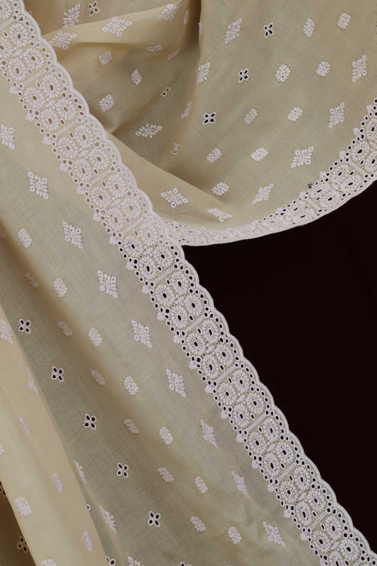 Embroidered Lawn Full Size Shawl 3849J