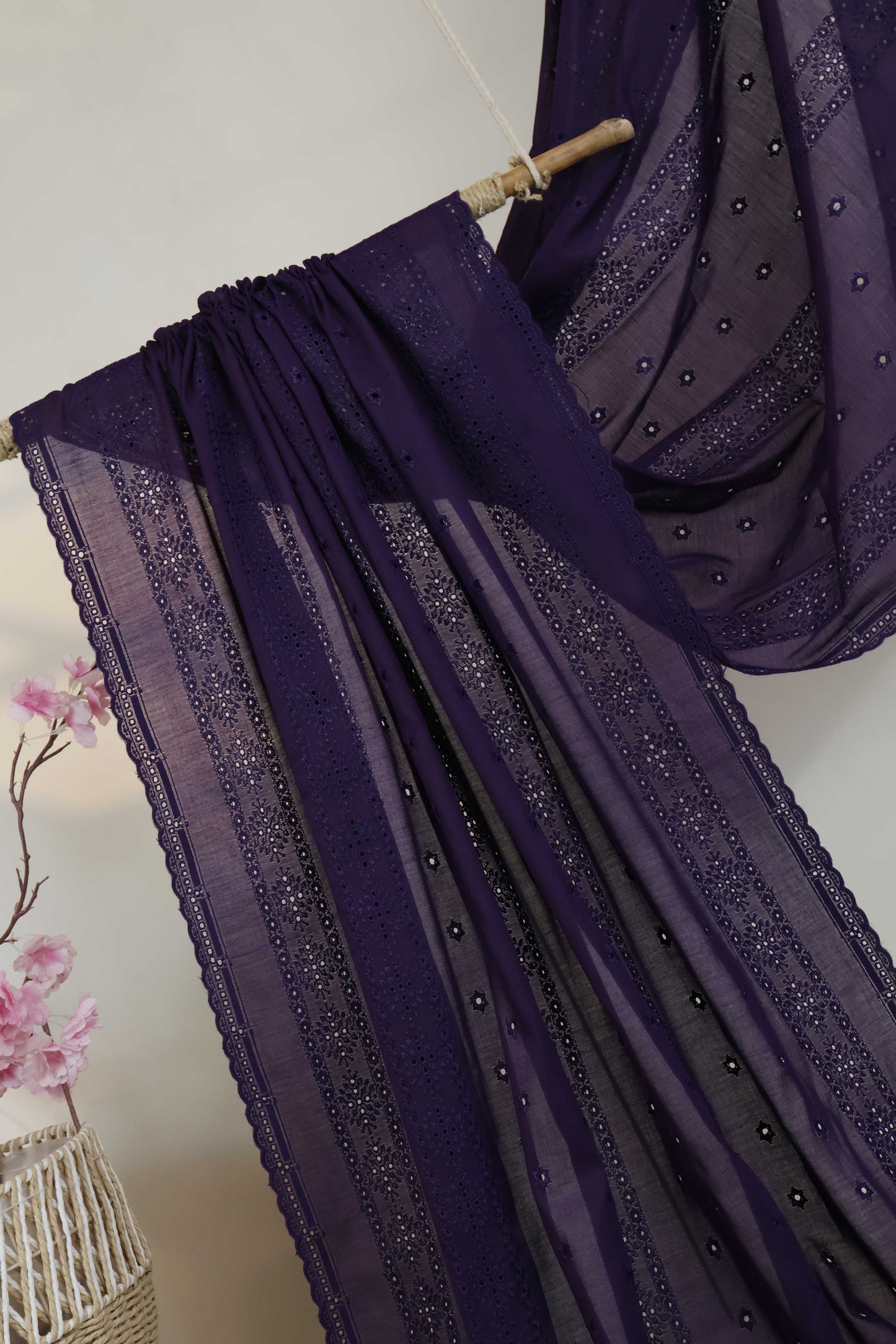 Embroidered Lawn Full Size Shawl 1477D