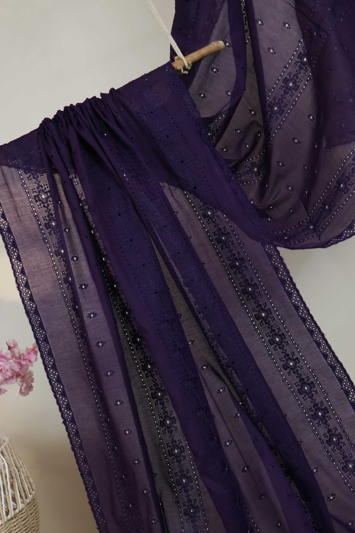 Embroidered Lawn Full Size Shawl 1477K