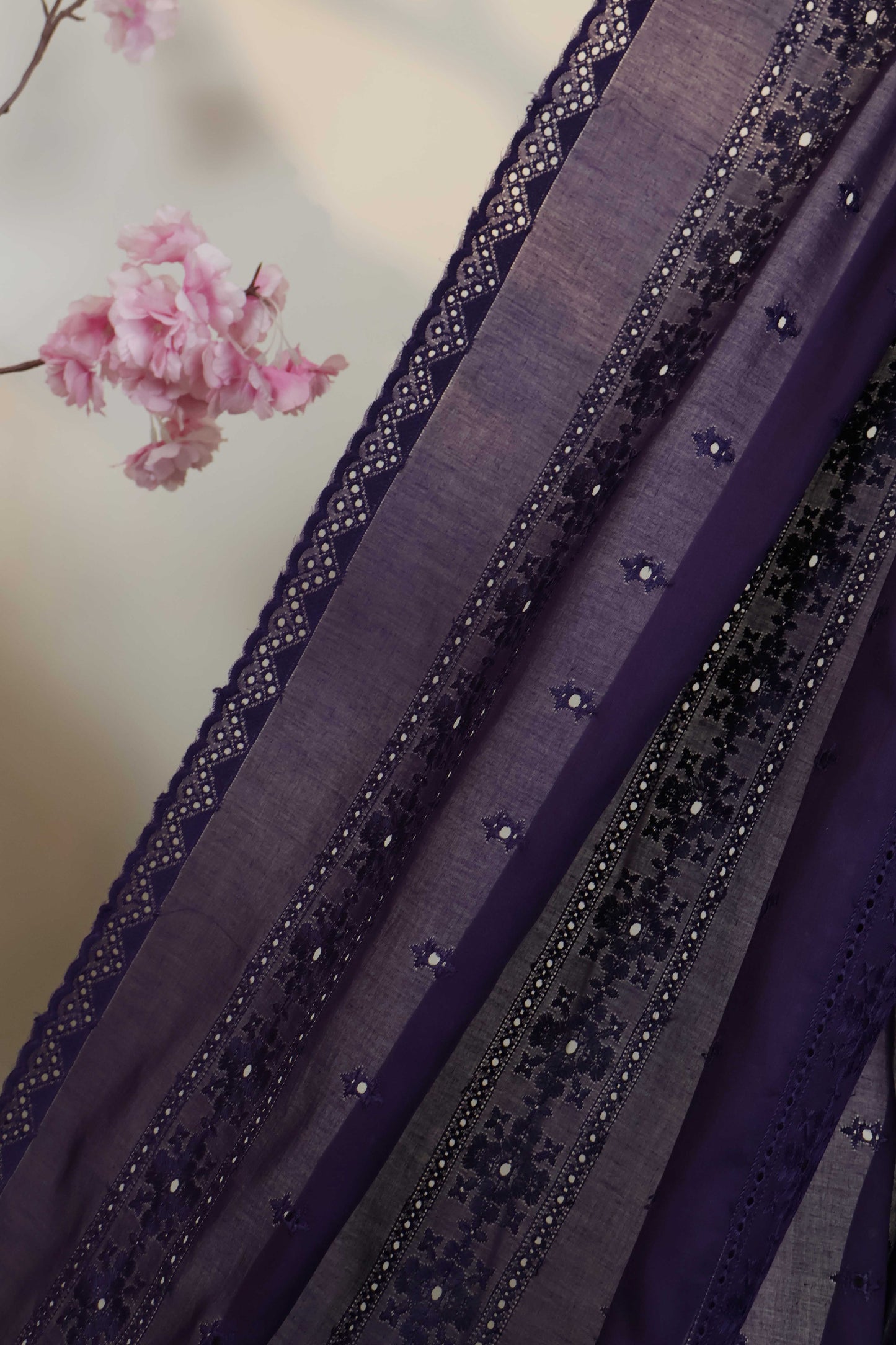 Embroidered Lawn Full Size Shawl 1477K