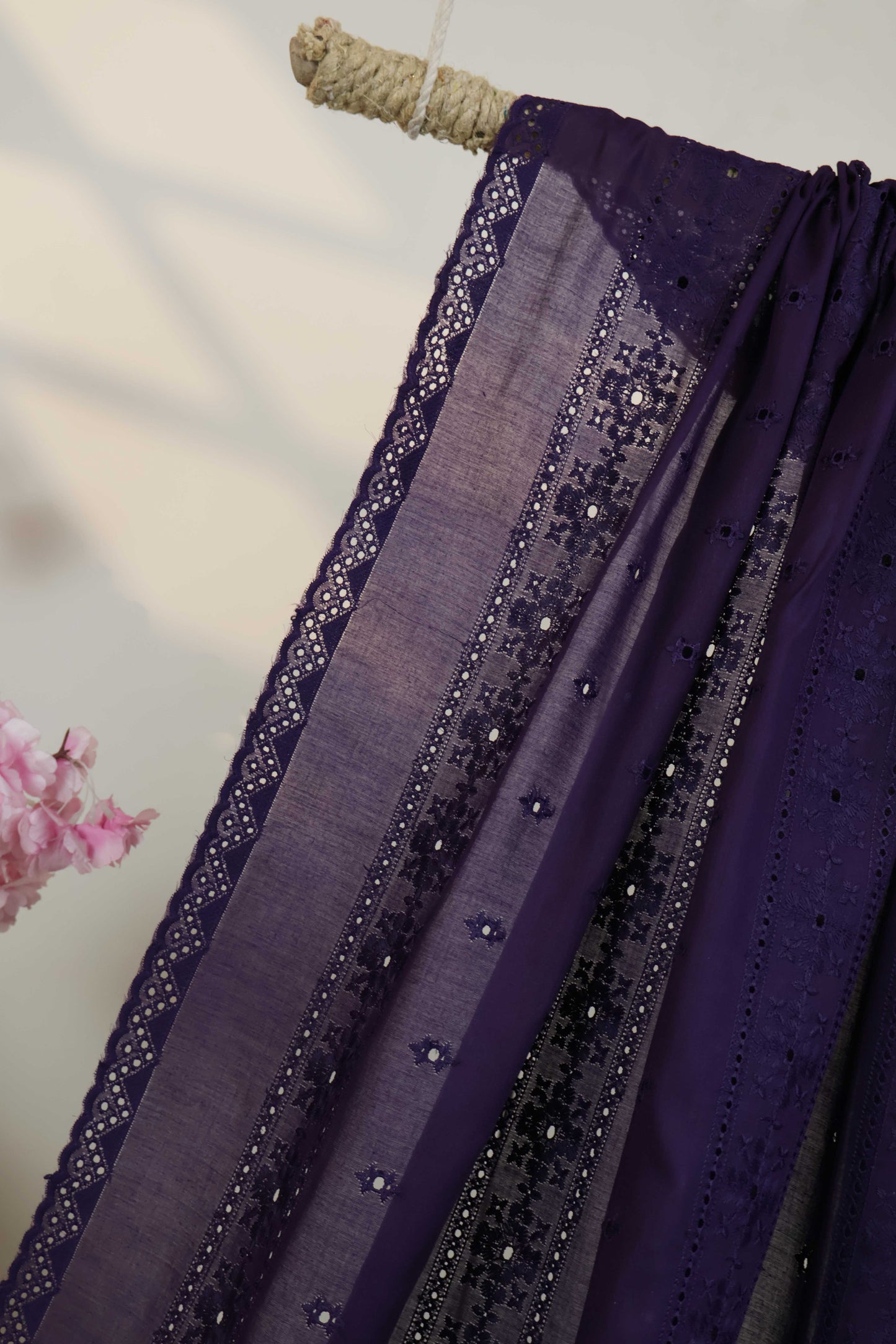 Embroidered Lawn Full Size Shawl 1477K