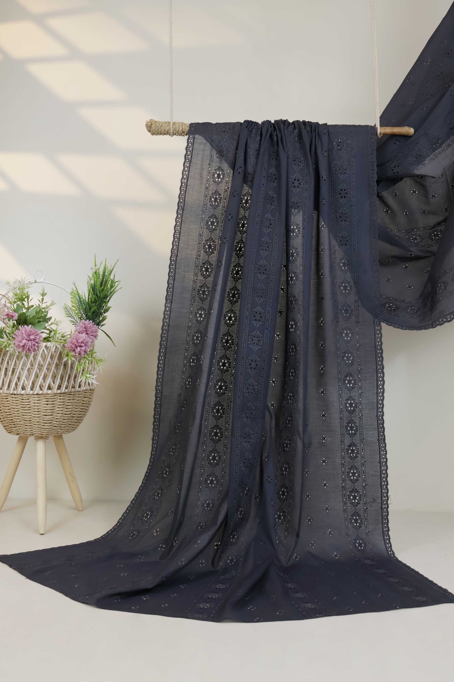 Embroidered Lawn Full Size Shawl 1477F