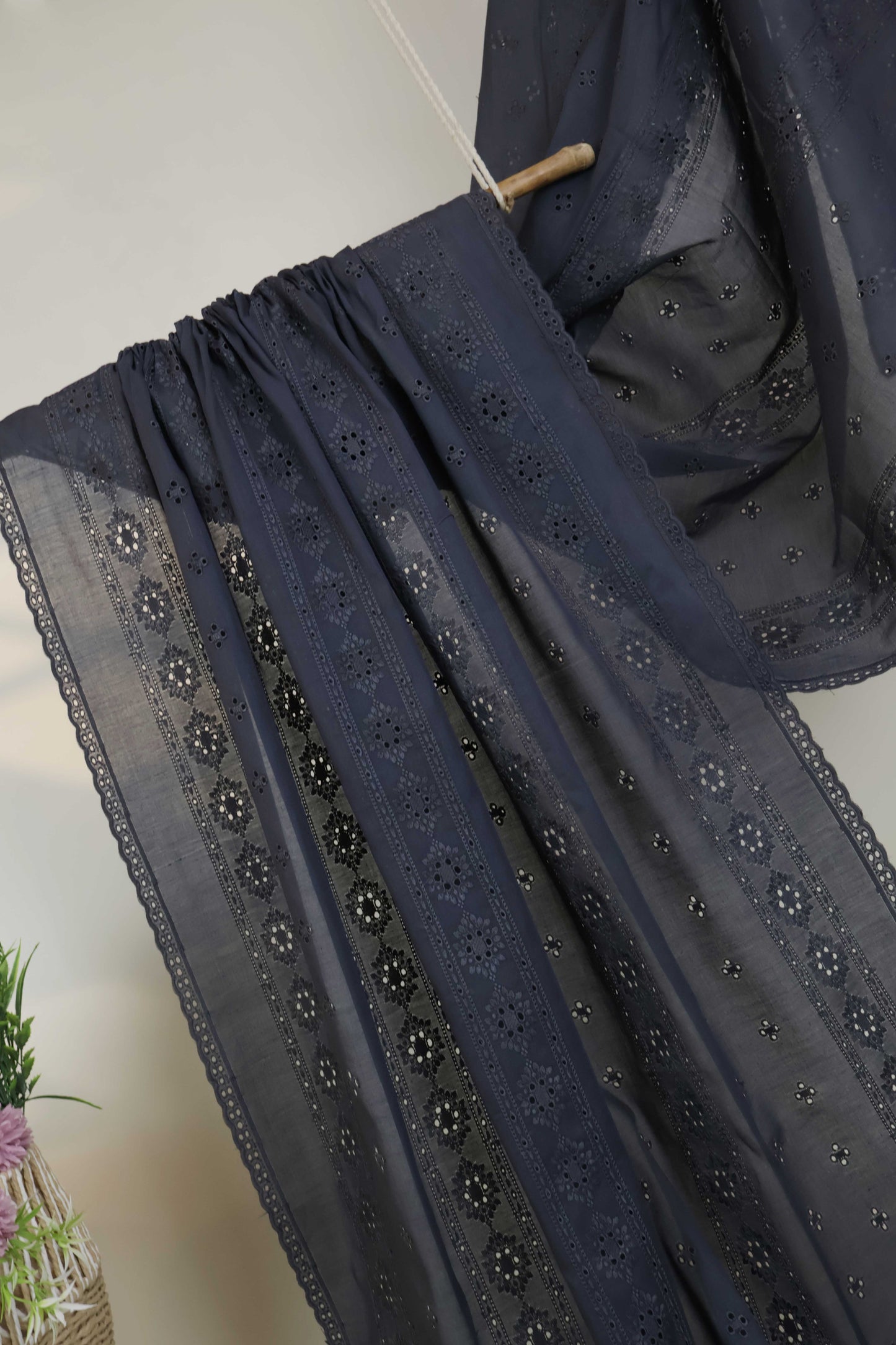 Embroidered Lawn Full Size Shawl 1477F