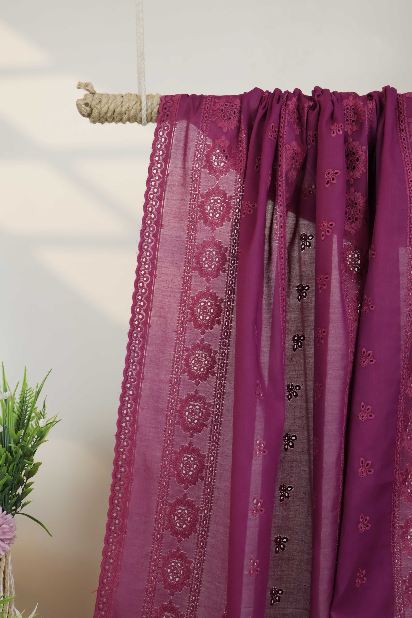 Embroidered Lawn Full Size Shawl 1477J