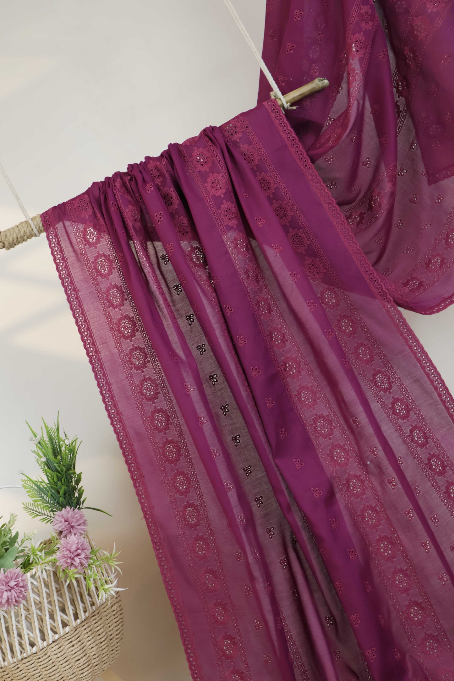 Embroidered Lawn Full Size Shawl 1477J