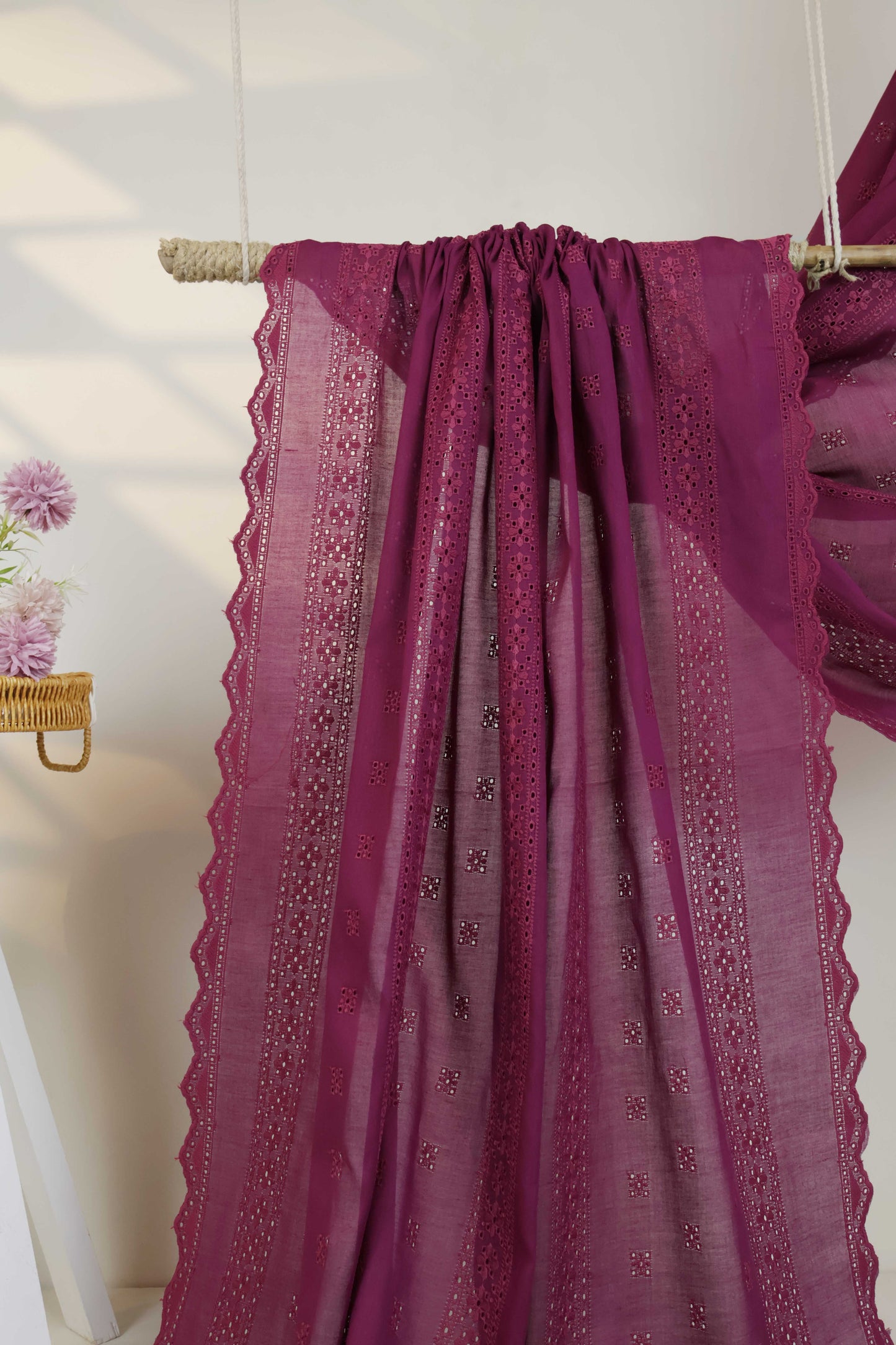Embroidered Lawn Full Size Shawl 1477A