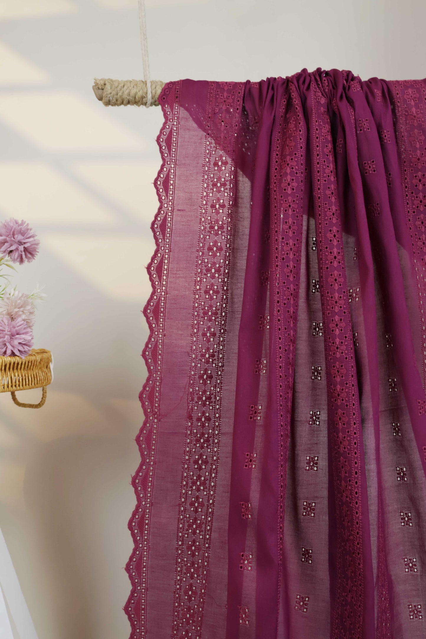Embroidered Lawn Full Size Shawl 1477A