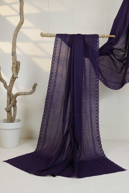 Embroidered Lawn Shawl 3787QQ