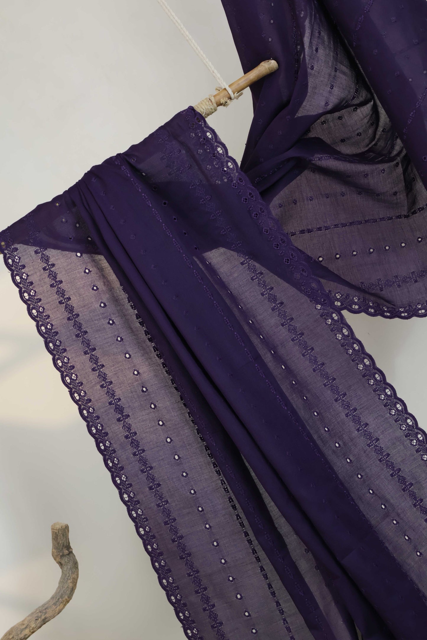 Embroidered Lawn Shawl 3787QQ