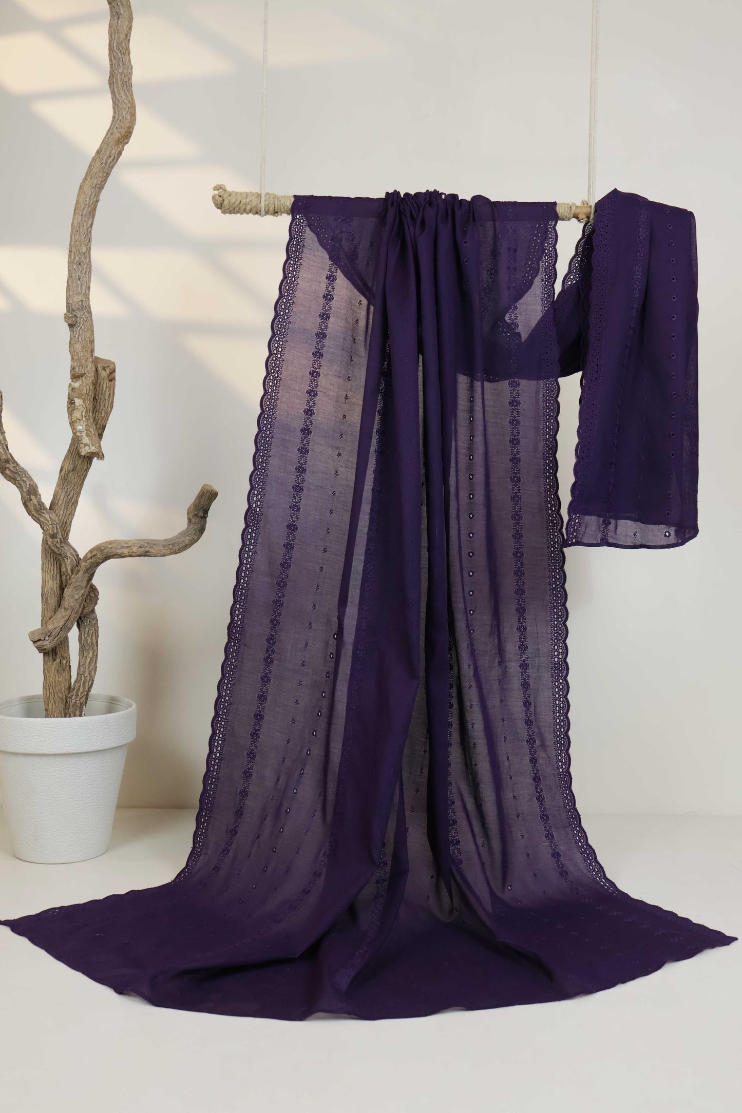 Embroidered Lawn Shawl 3787RR