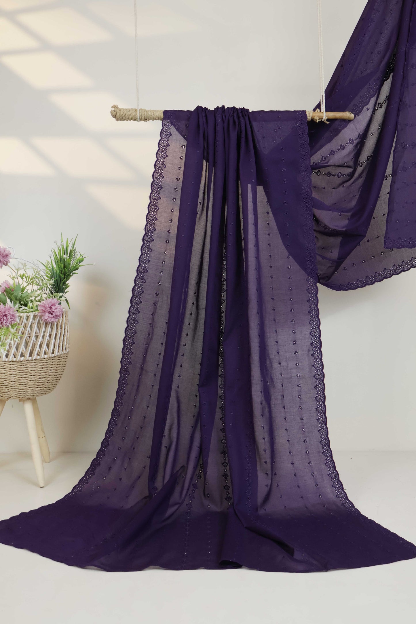 Embroidered Lawn Shawl 3787SS