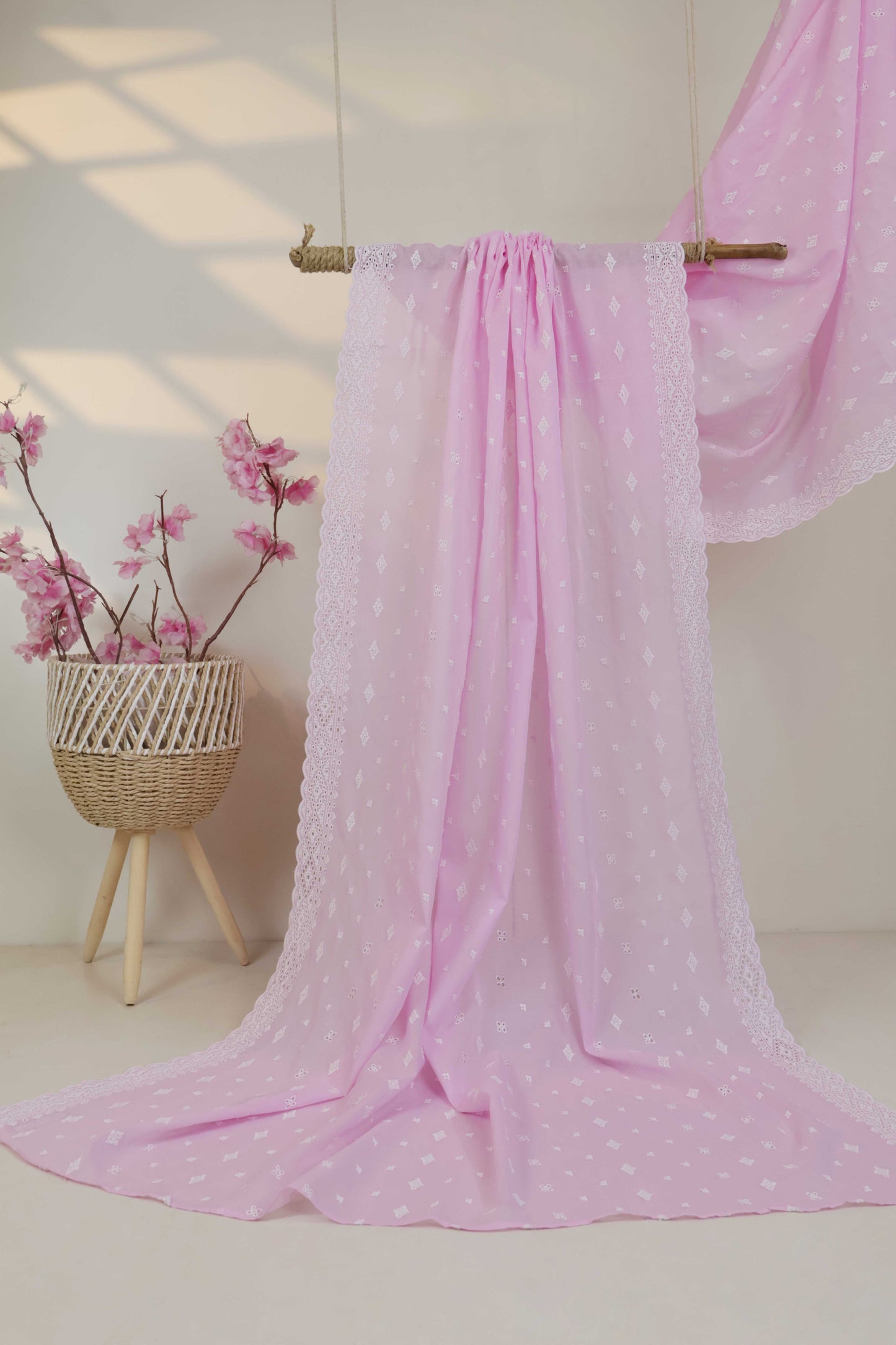 Embroidered Lawn Full Size Shawl 3849H