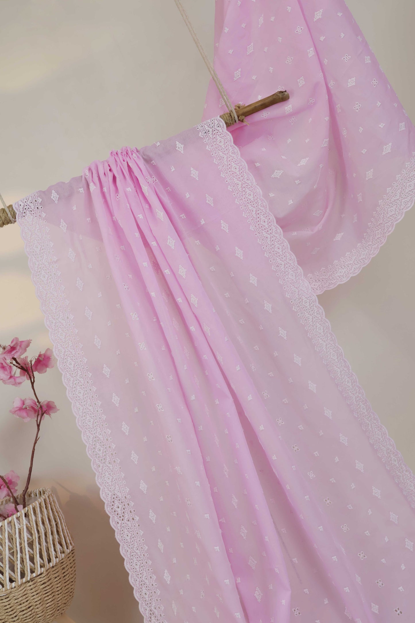 Embroidered Lawn Full Size Shawl 3849H