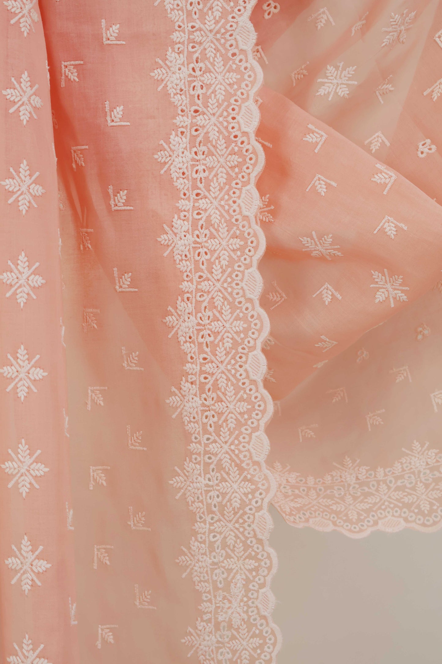 Embroidered Lawn Full Size Shawl 3849C