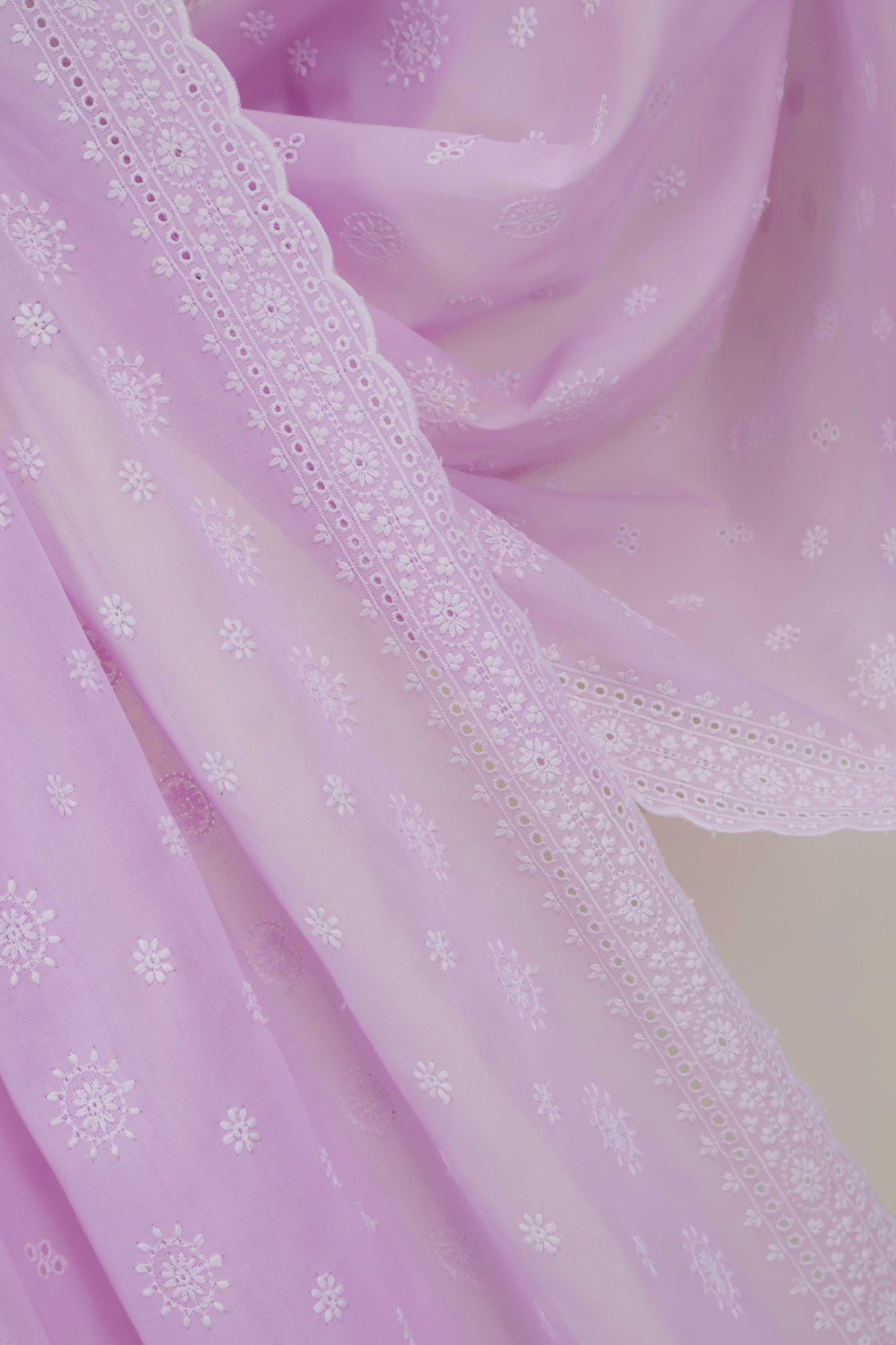 Embroidered Lawn Full Size Shawl 3849D