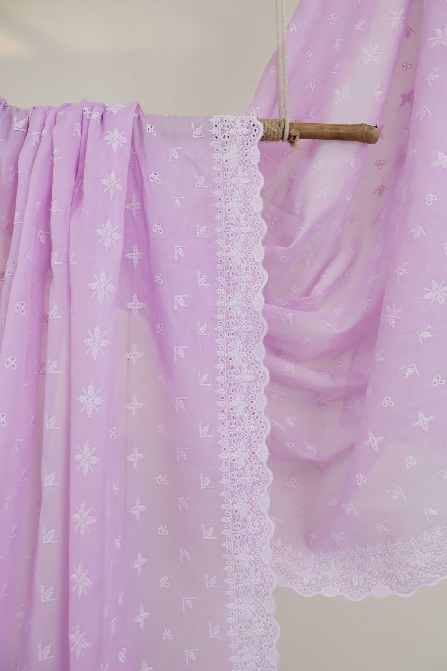 Embroidered Lawn Full Size Shawl 3849F