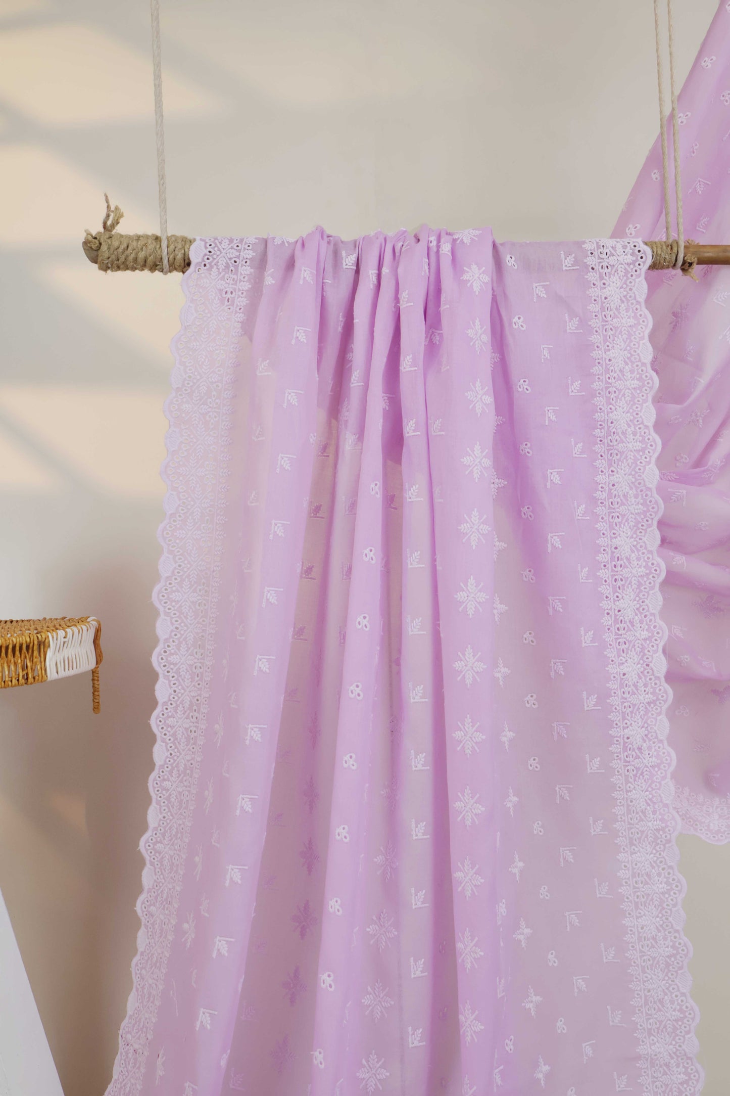Embroidered Lawn Full Size Shawl 3849F