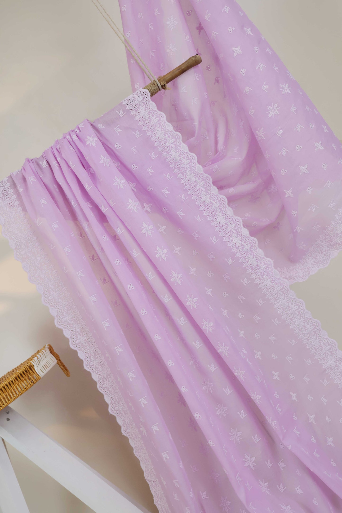 Embroidered Lawn Full Size Shawl 3849F