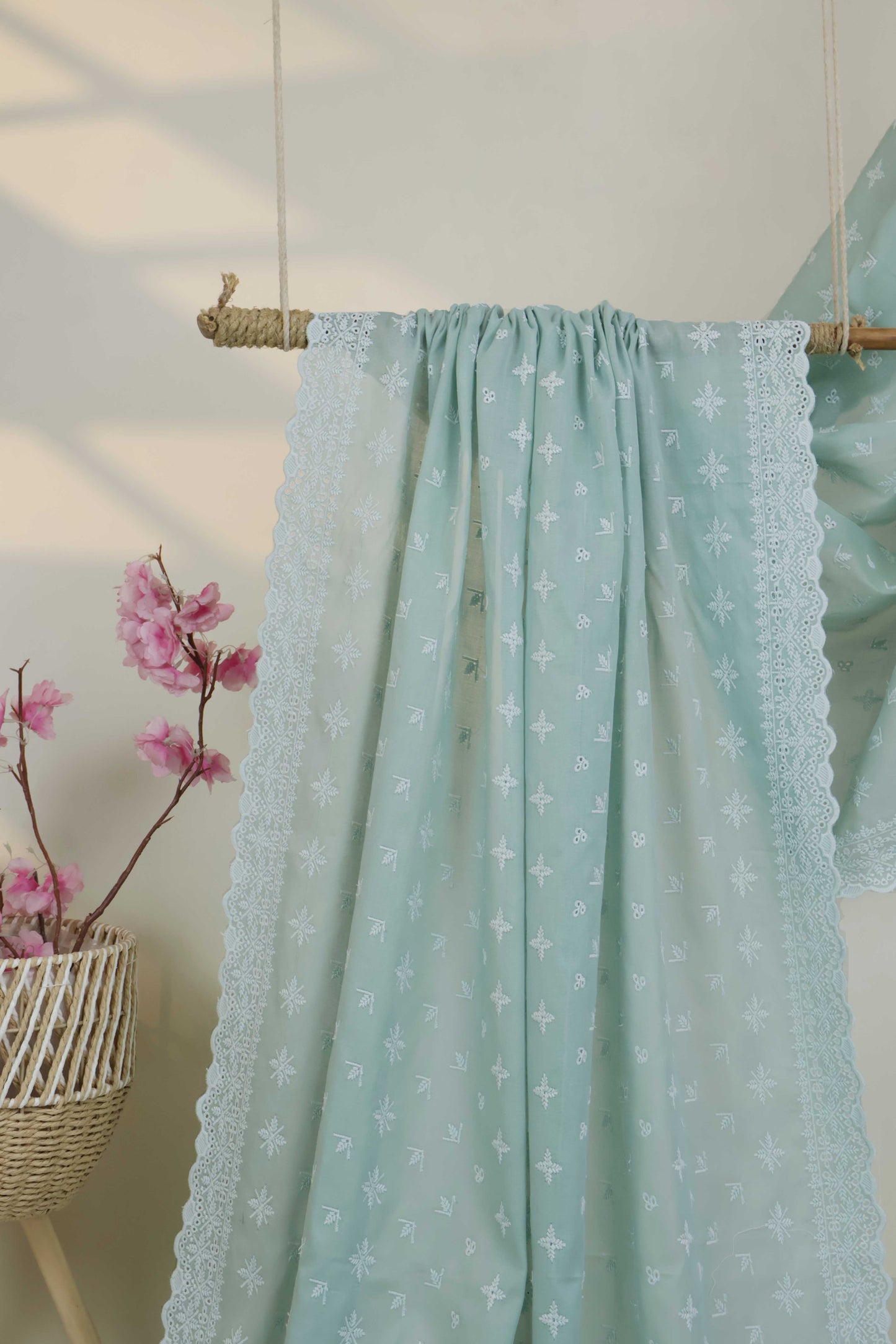 Embroidered Lawn Full Size Shawl 3849P