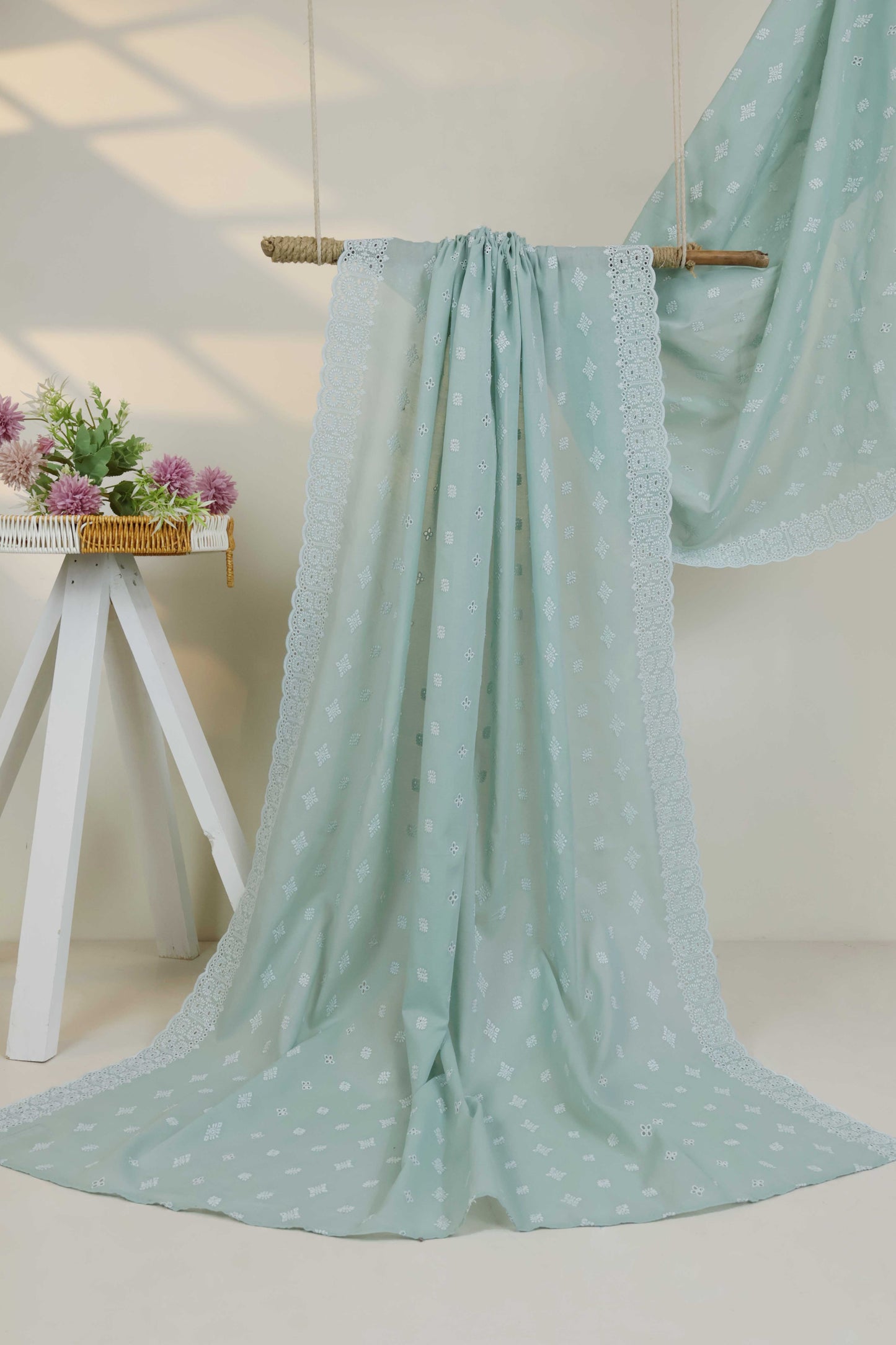 Embroidered Lawn Full Size Shawl 3849O