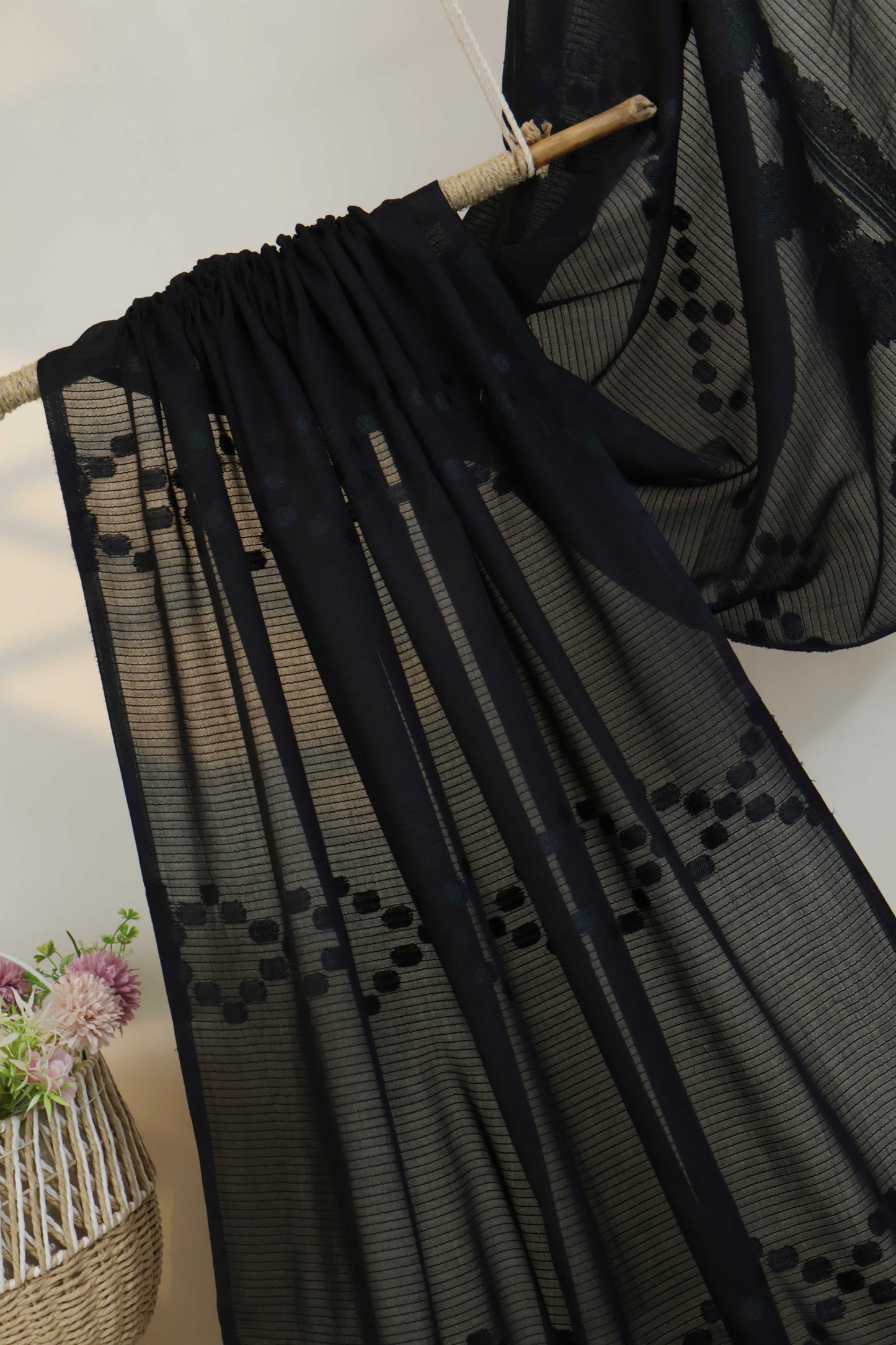 Self Jacquard Lawn Shawl HLSH235