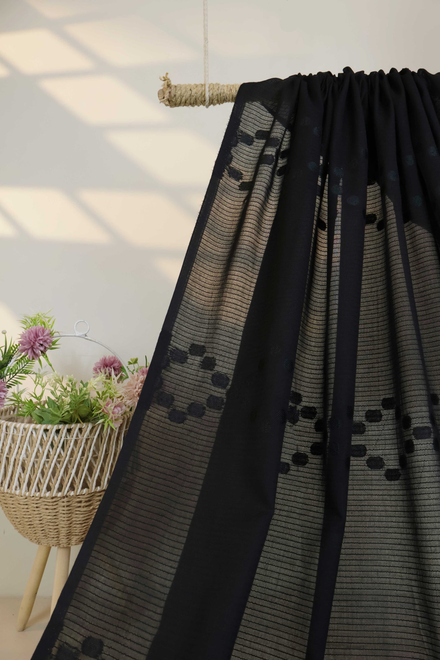 Self Jacquard Lawn Shawl HLSH235
