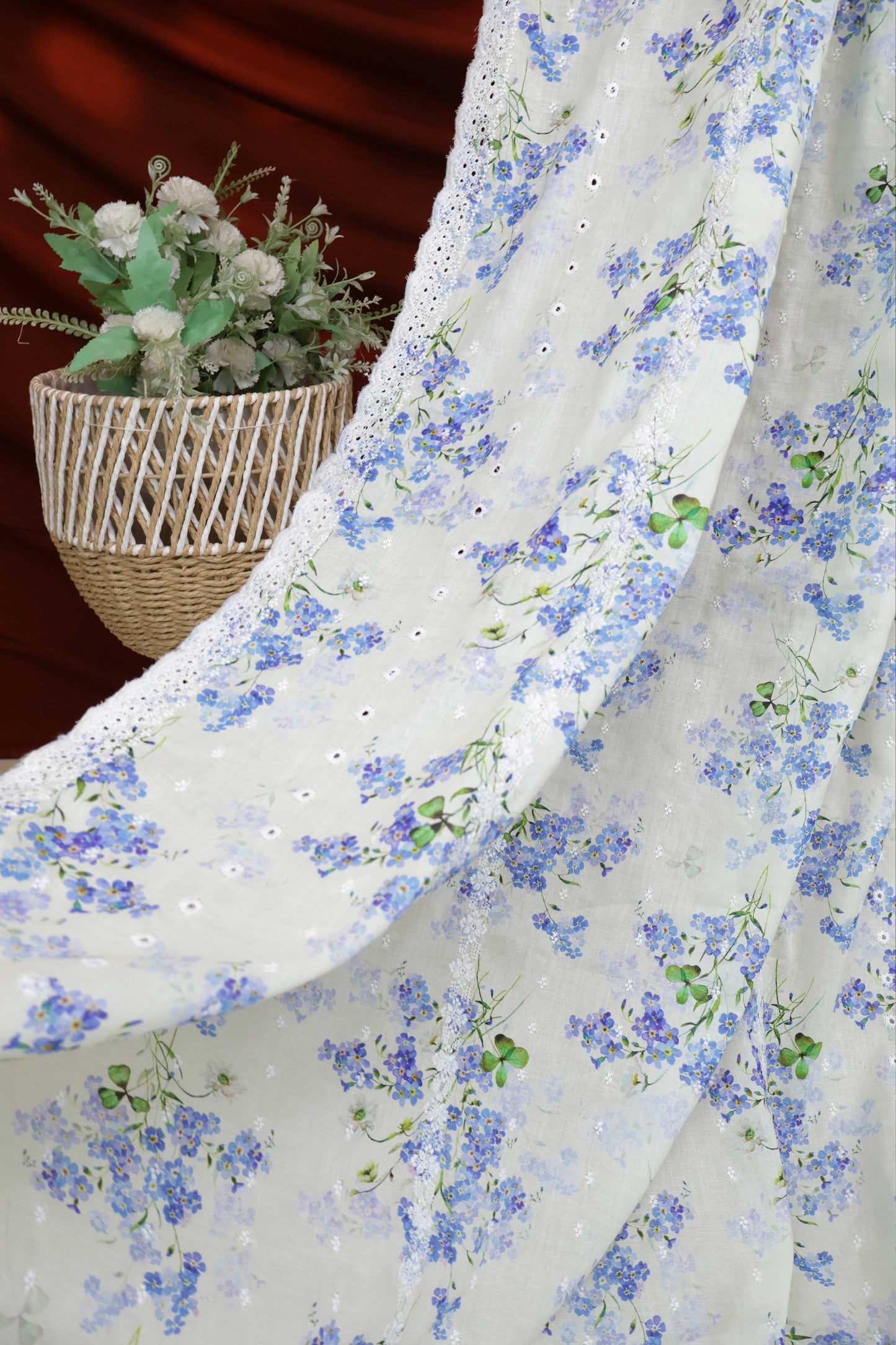 Embroidered Lawn Shawl 3636N