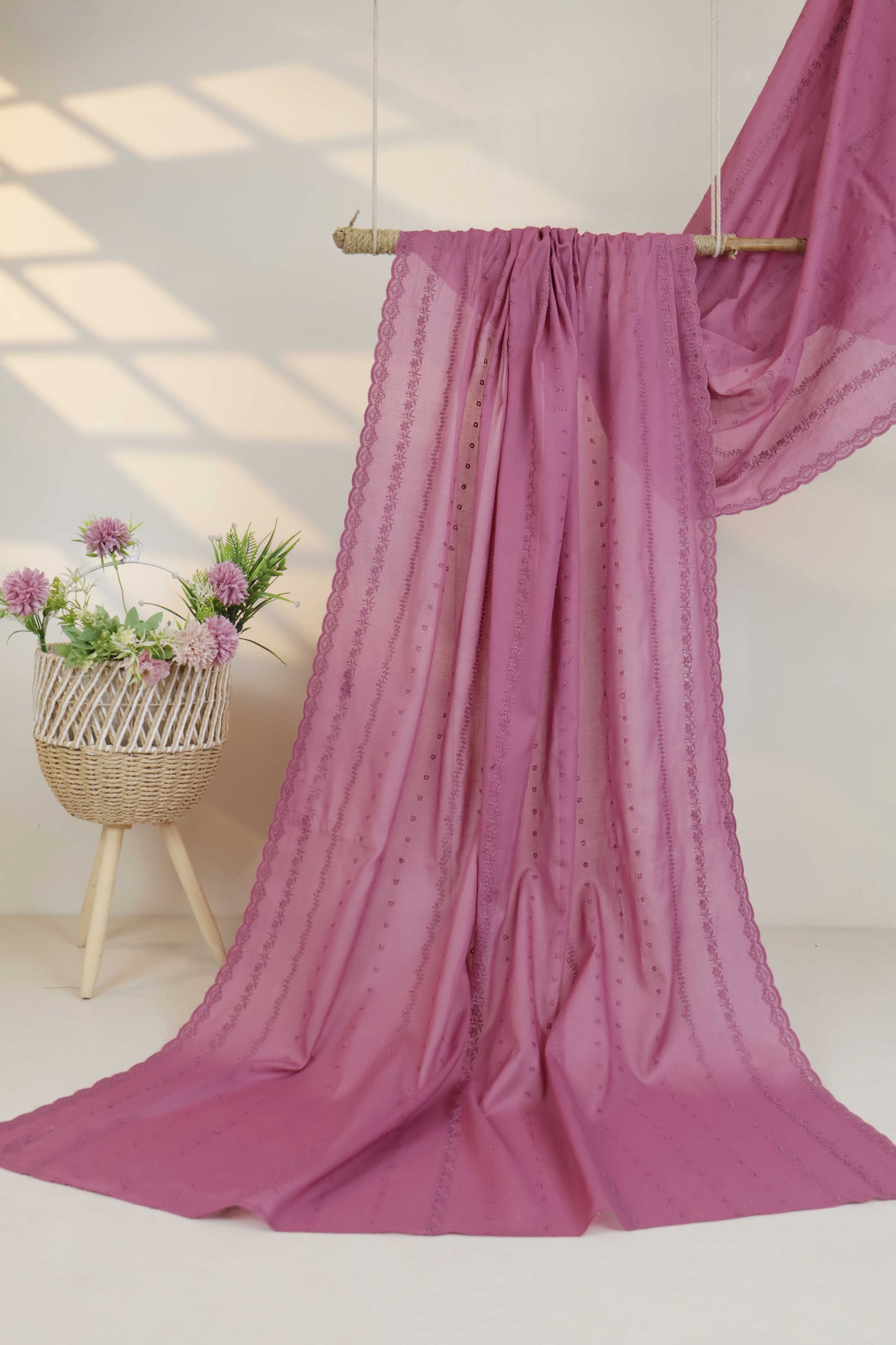 Embroidered Lawn Shawl 3787UU