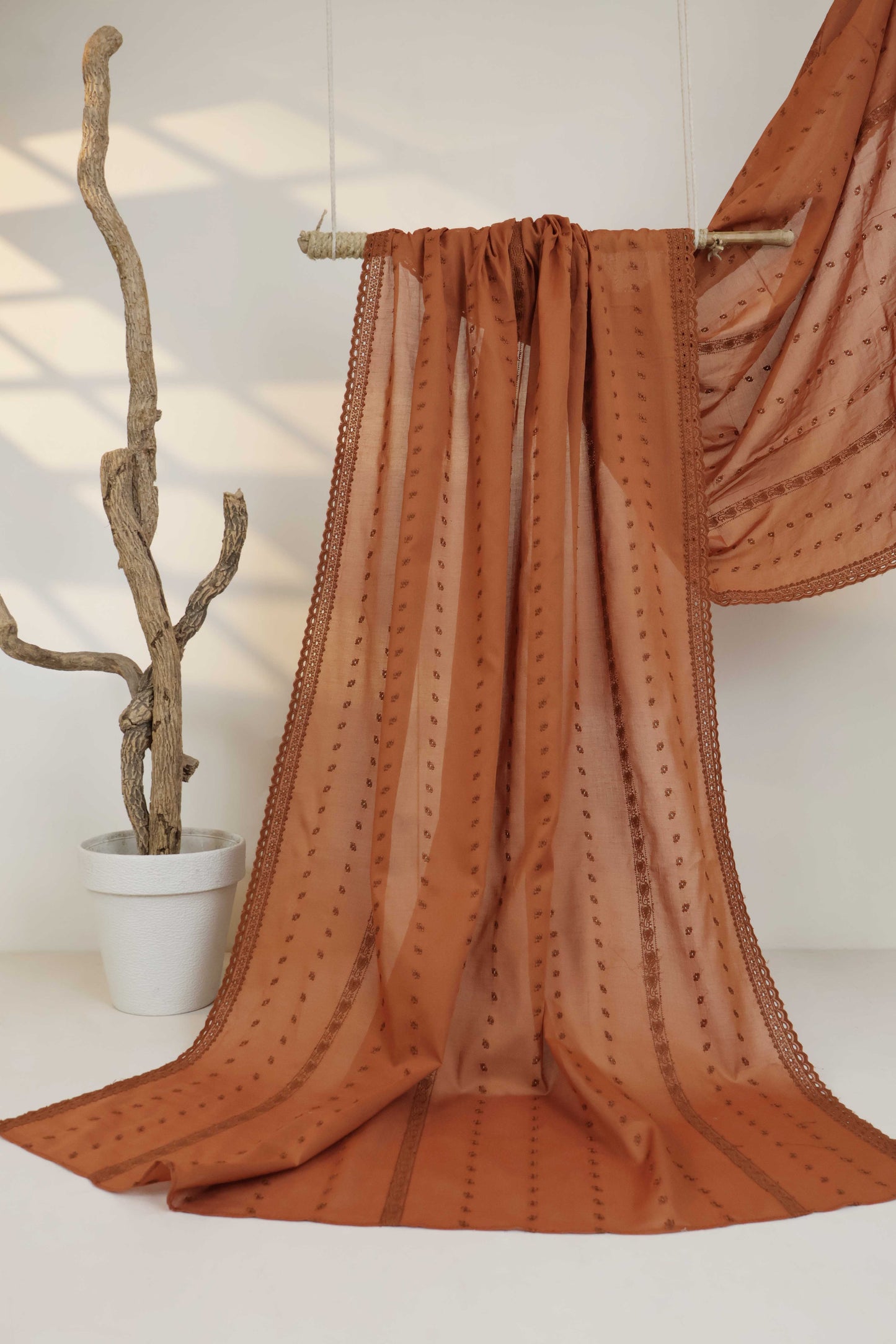 Embroidered Lawn Shawl 3787XX