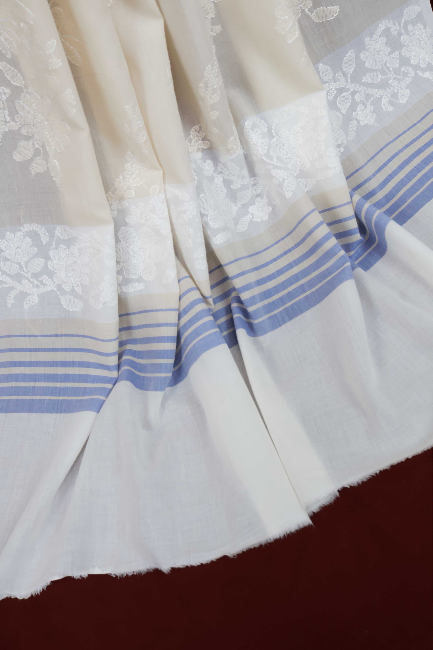 Handmade Embroidered Lawn Shawl HLSH17