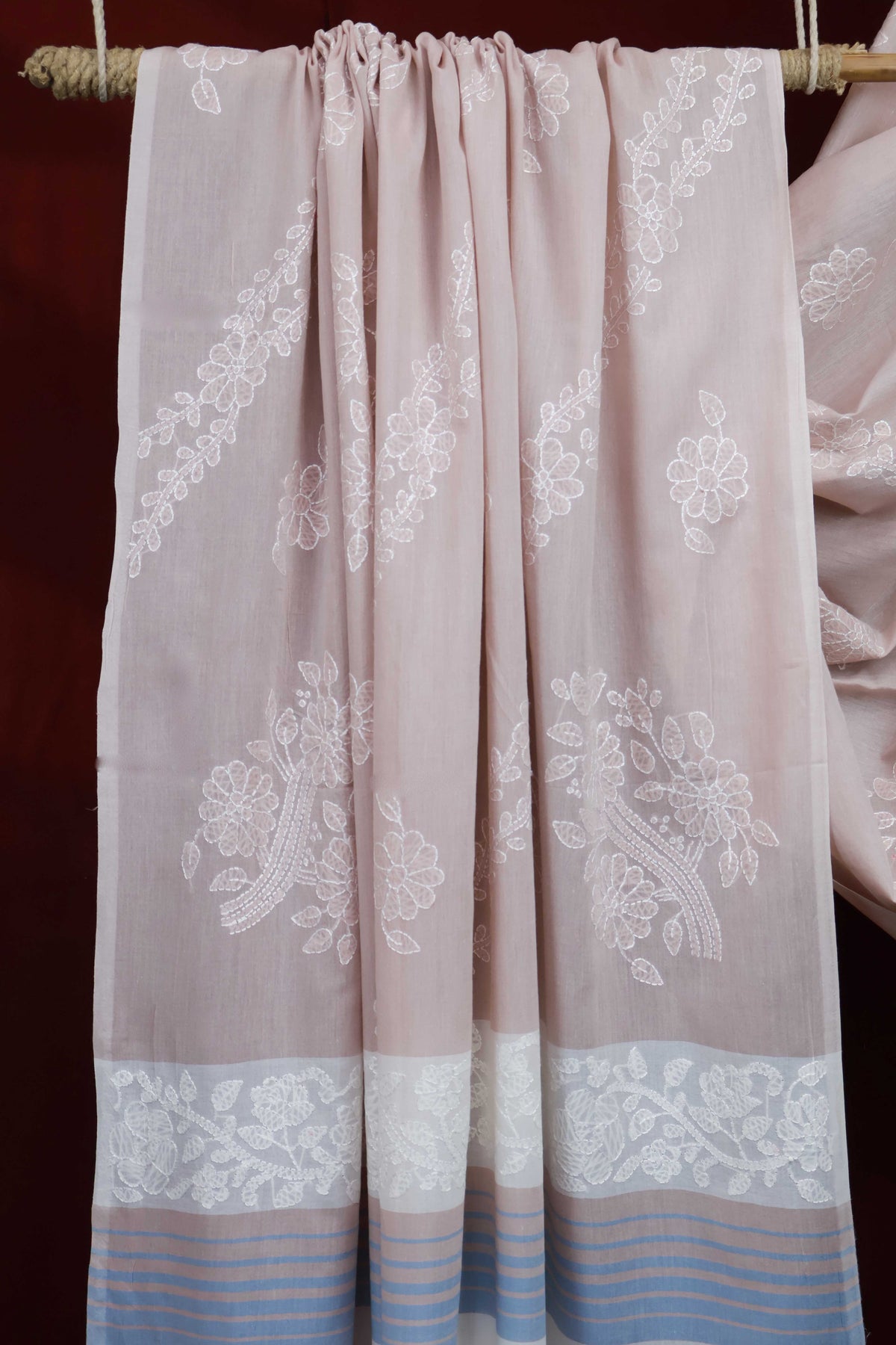 Handmade Embroidered Lawn Shawl HLSH14
