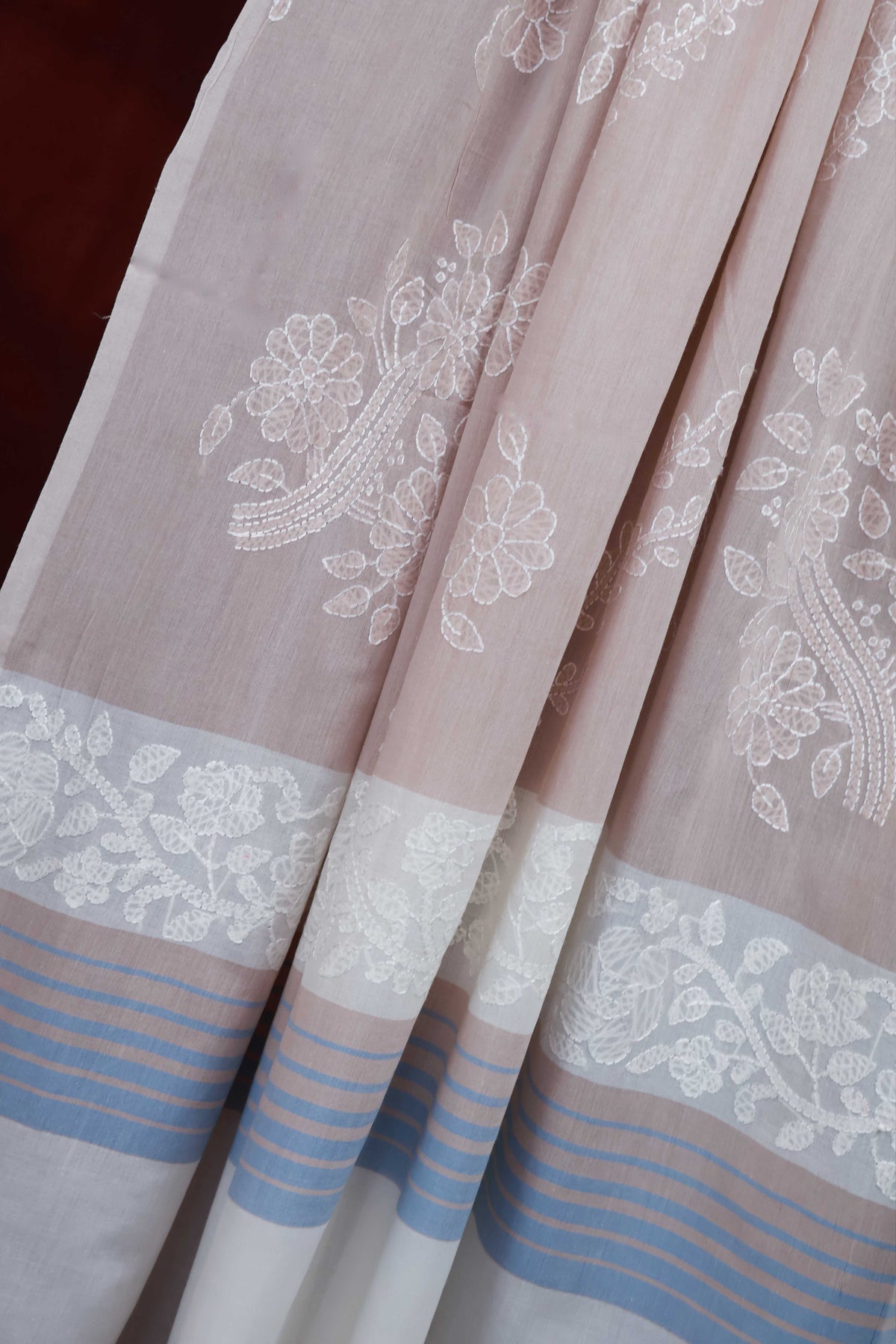 Handmade Embroidered Lawn Shawl HLSH14