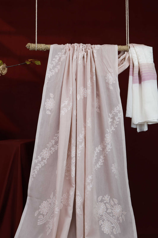 Handmade Embroidered Lawn Shawl HLSH12